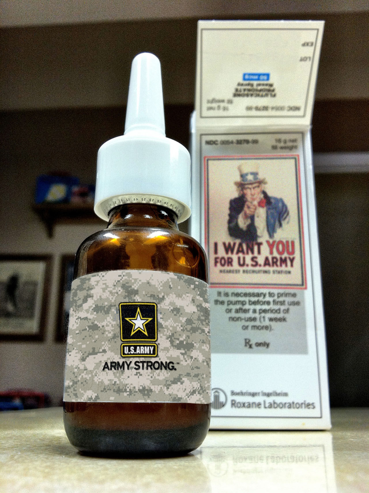 Nässprej ska stoppa självmord i armén