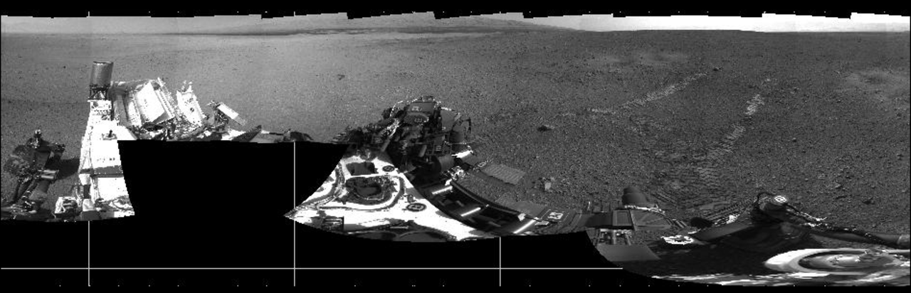 Curiosity har gjort sin första övningskörning