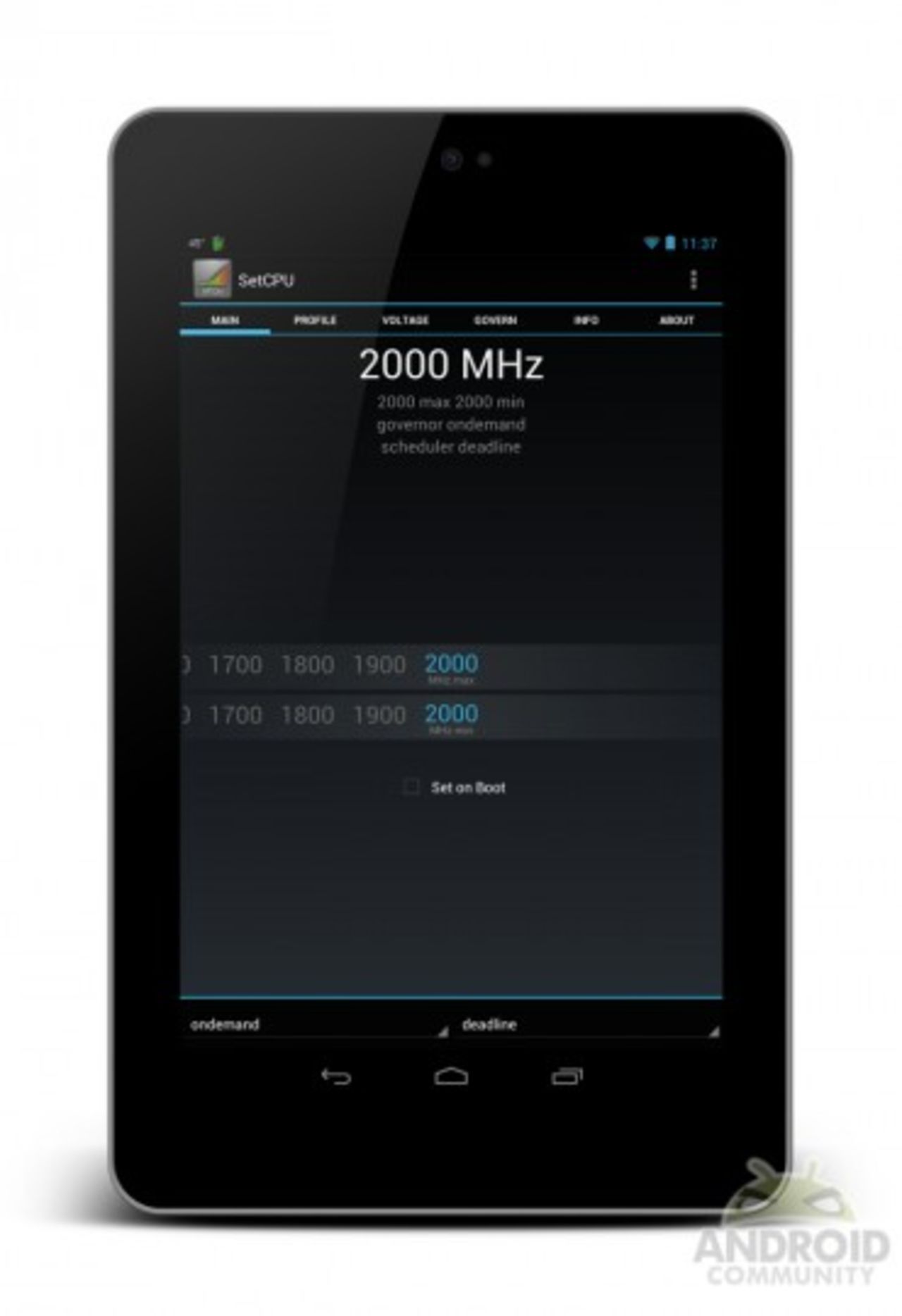 Nexus 7 överklockad till 2 GHz