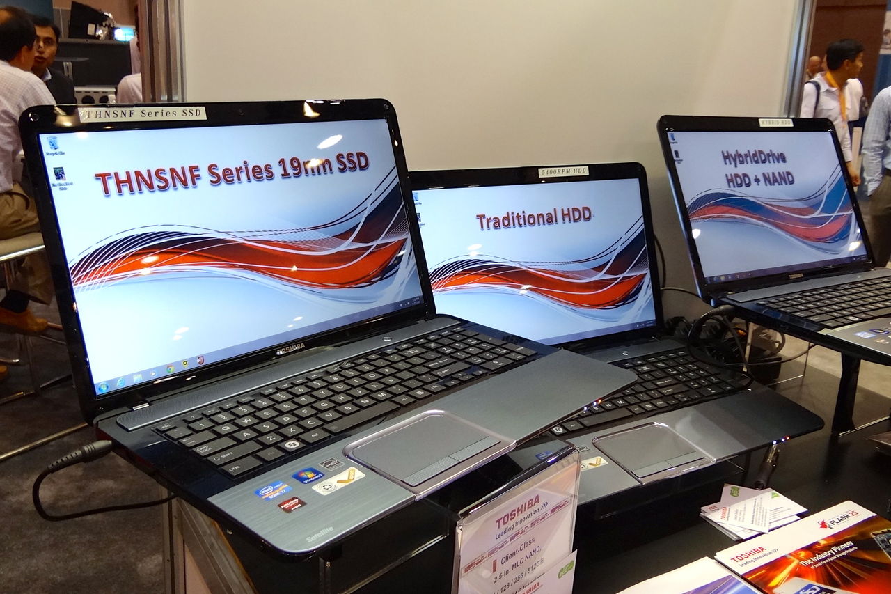 Toshiba presenterar hybridhårddisk
