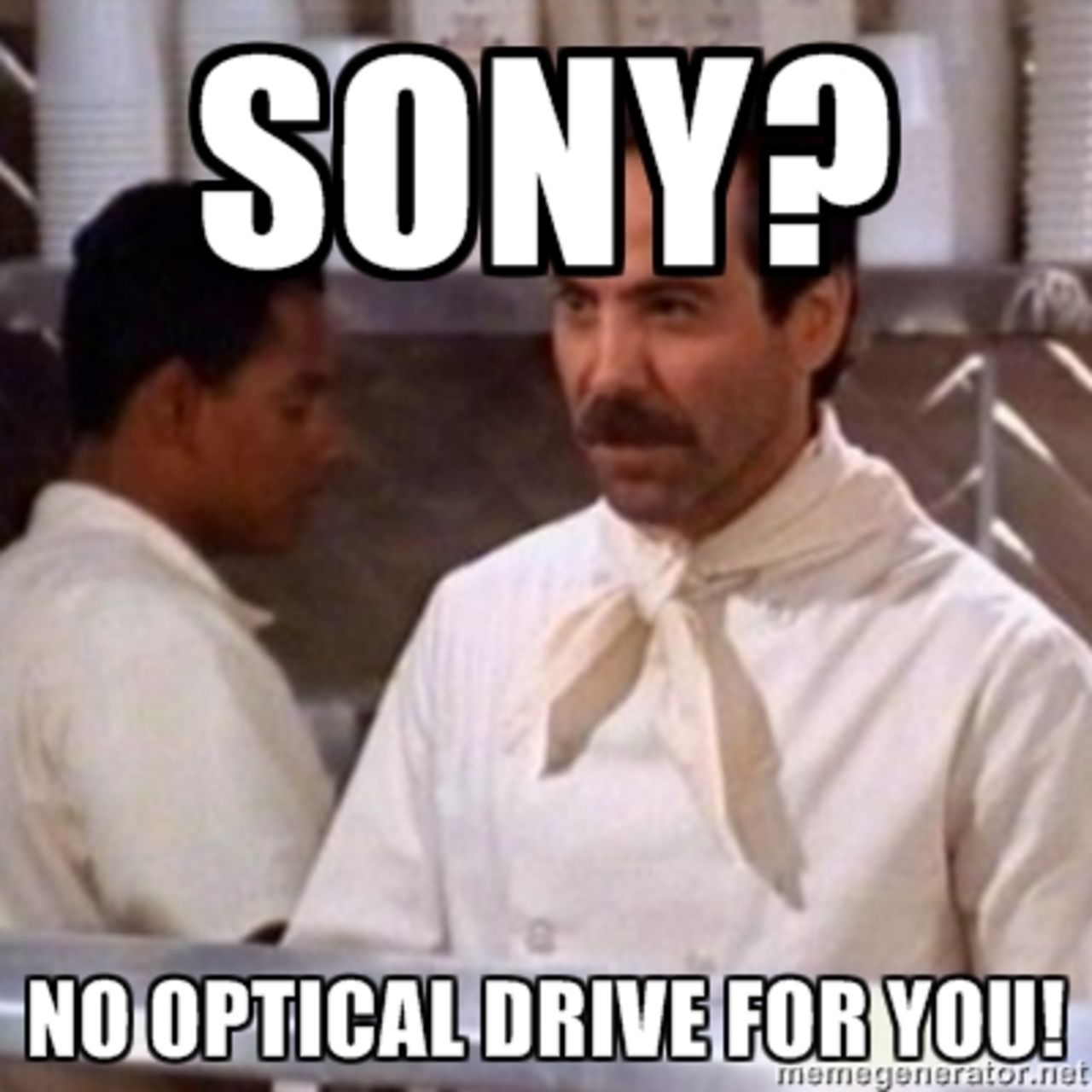 Sony slutar tillverka optiska enheter?