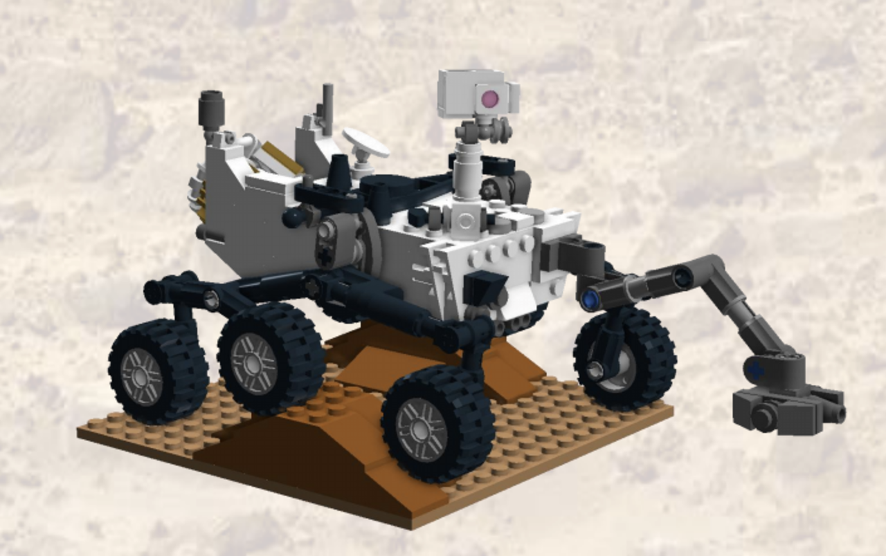 Bygg din egna Curiosity - i Lego!