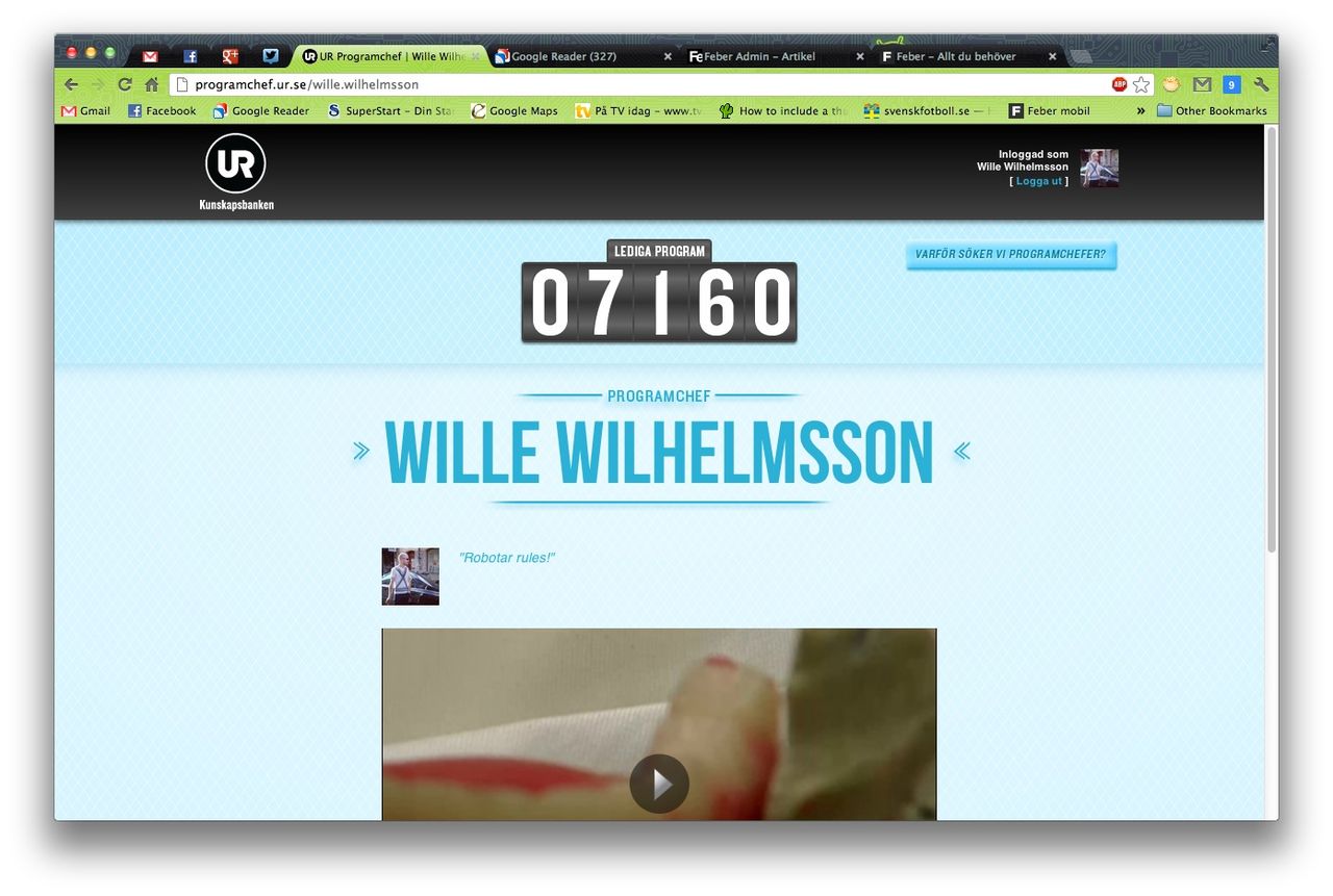 Bli programchef för ett program på UR