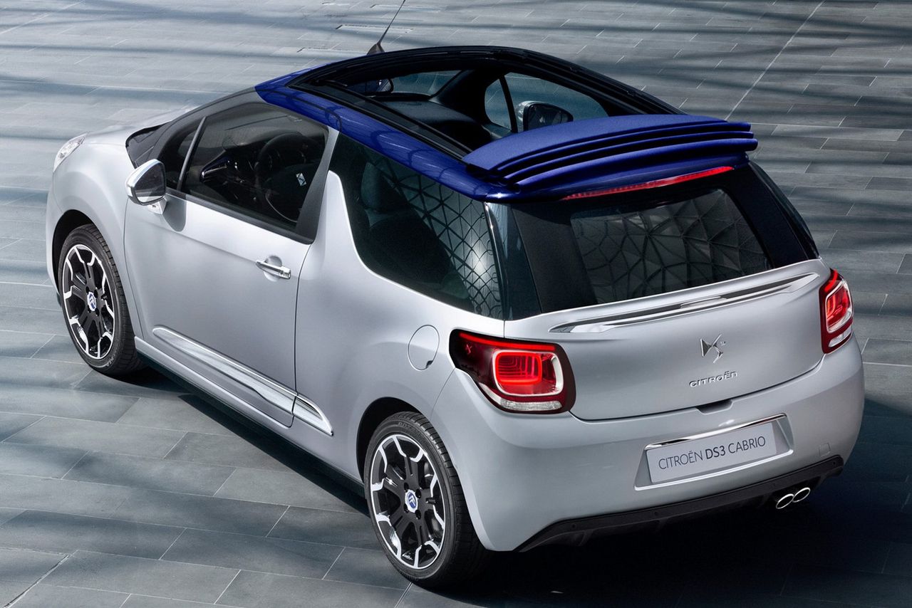 Citroën visar upp DS3 med rullbart tygtak
