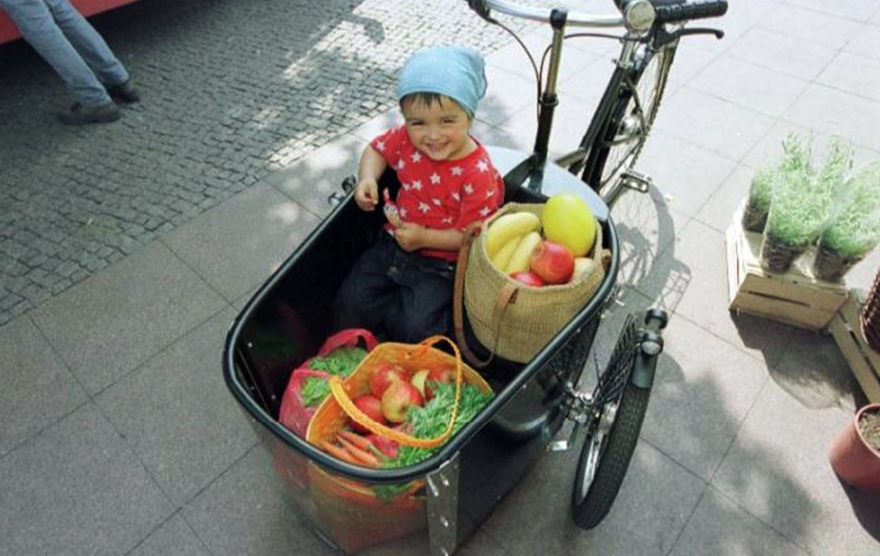 Som en flakmoppe fast en cykel