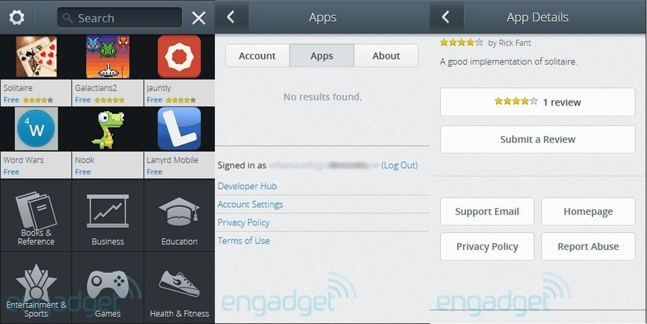 Bilder på Firefox OS app-butik