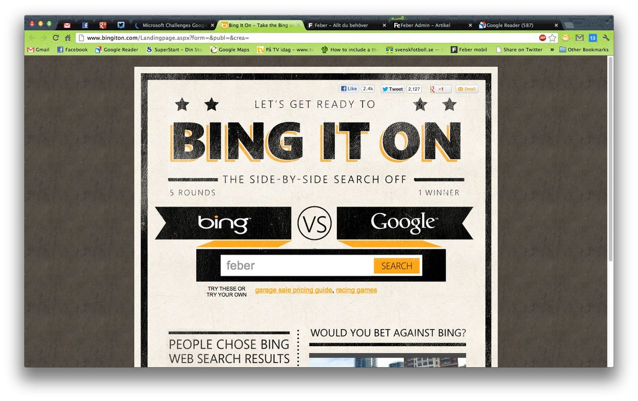 Bing it on!