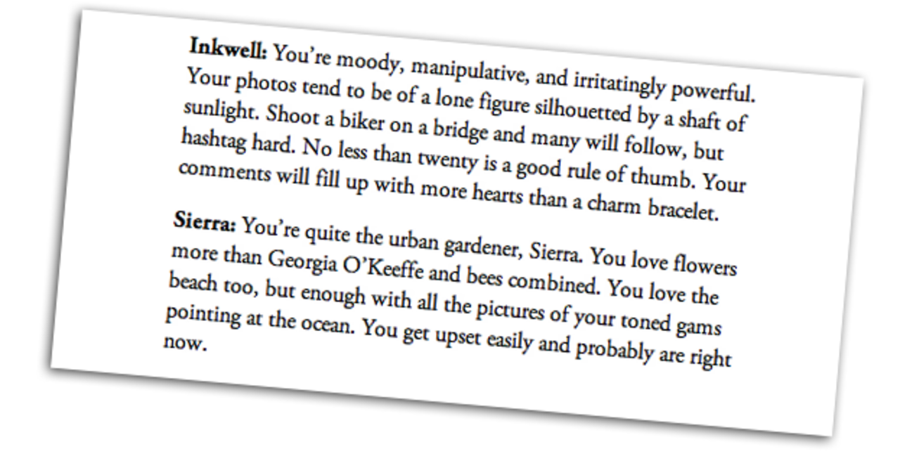 Instagram-horoskop och lite statistik