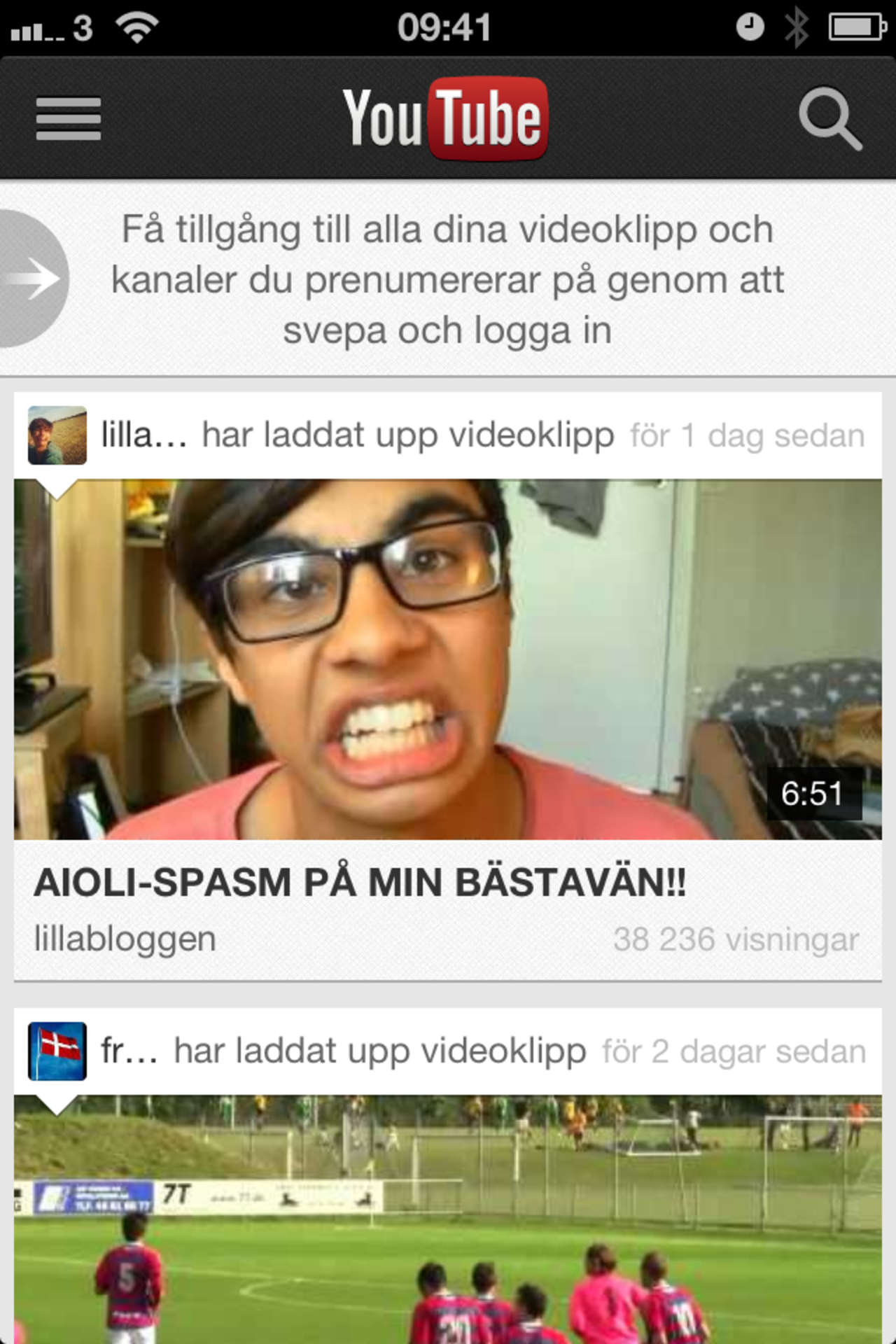 Youtube släpper app för iOS