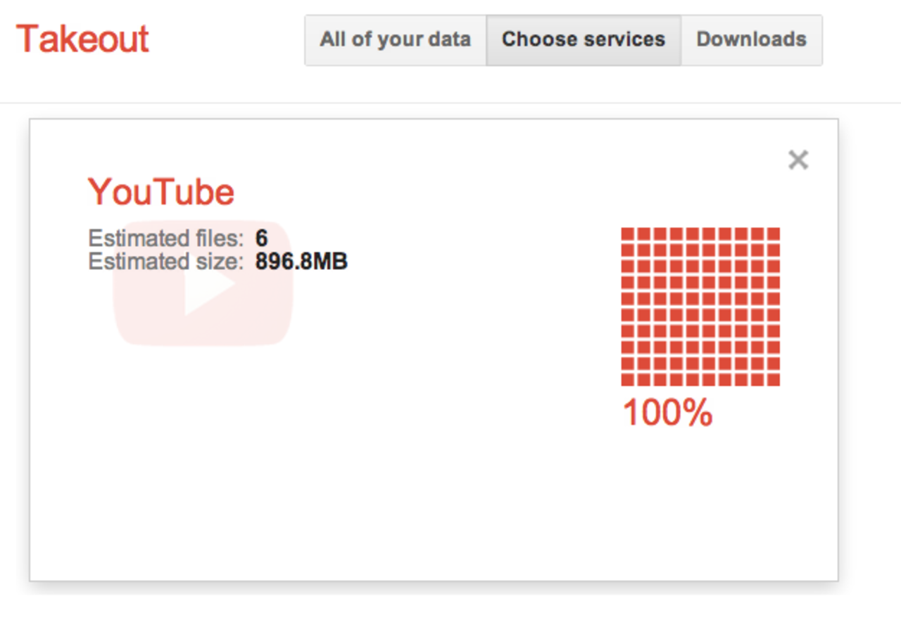 Ladda hem dina YouTube-filmer