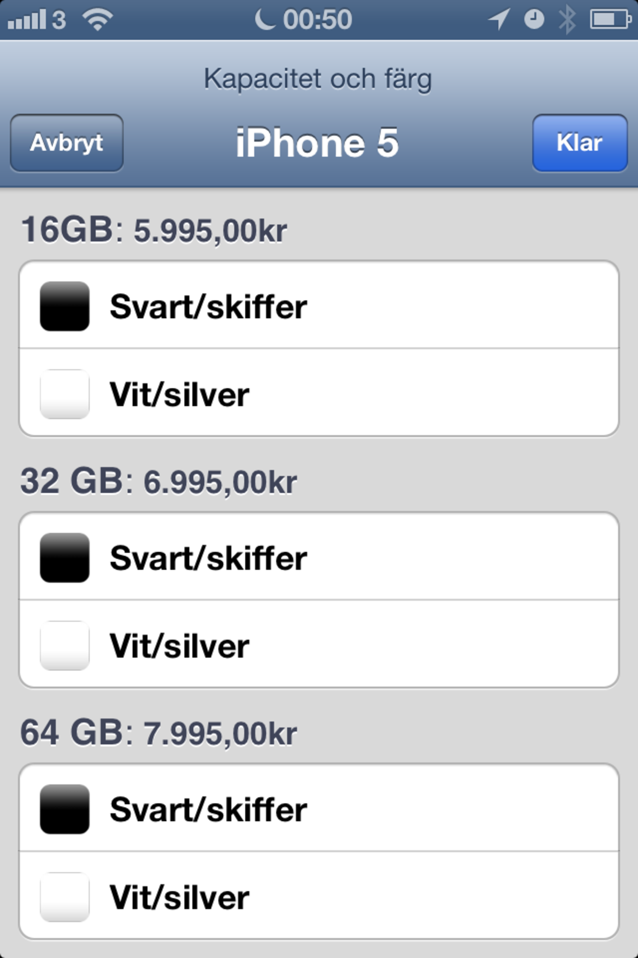 Priserna för olåsta iPhone 5 klara