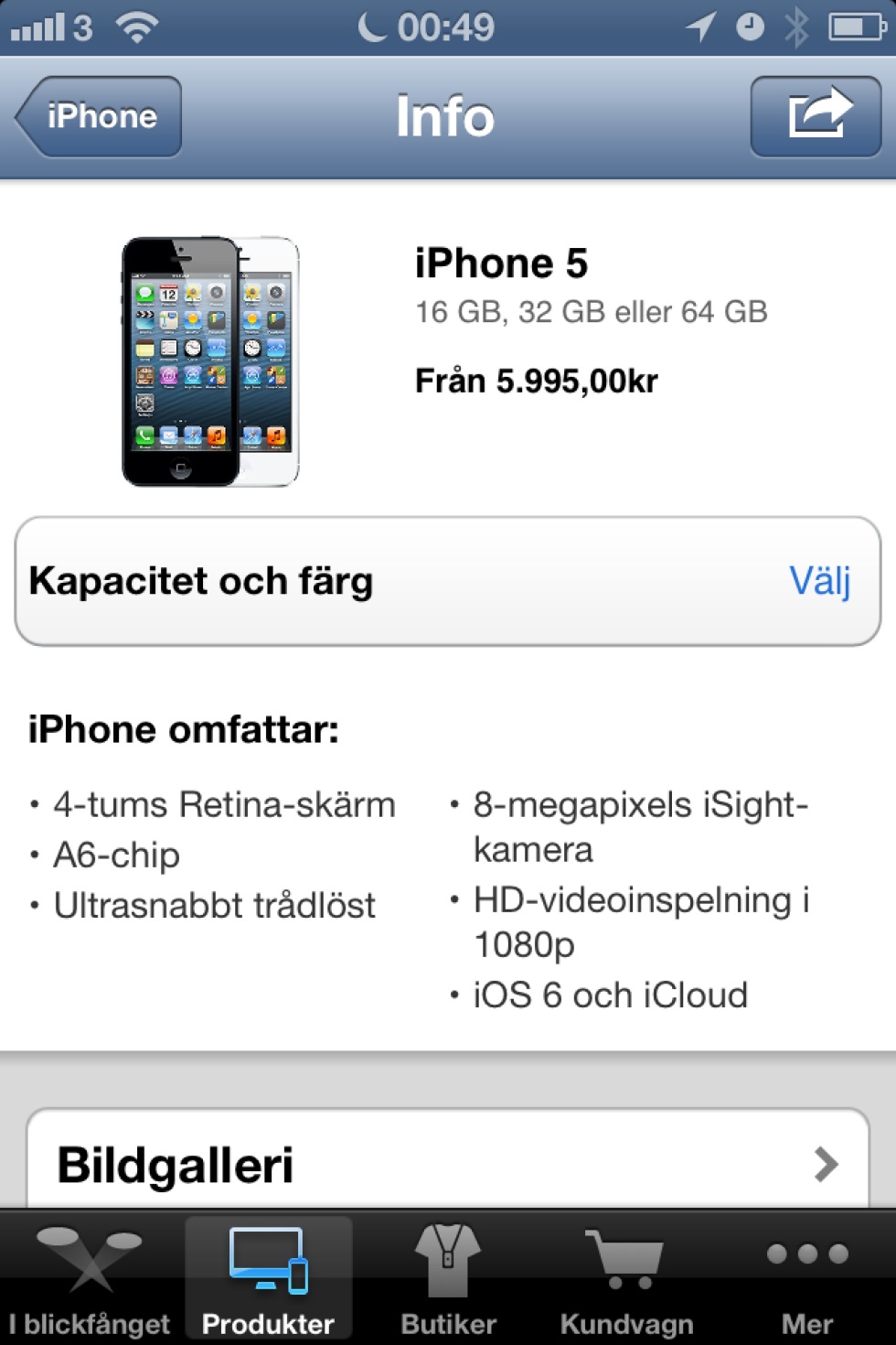 Priserna för olåsta iPhone 5 klara