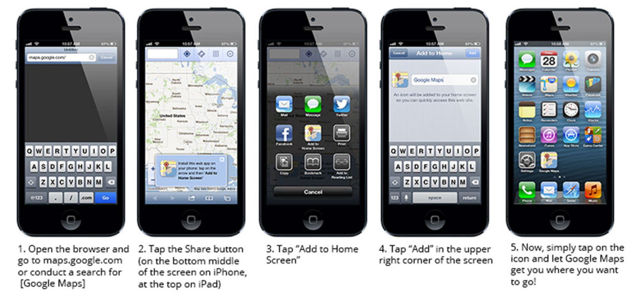 Så här får du Google Maps på iOS 6