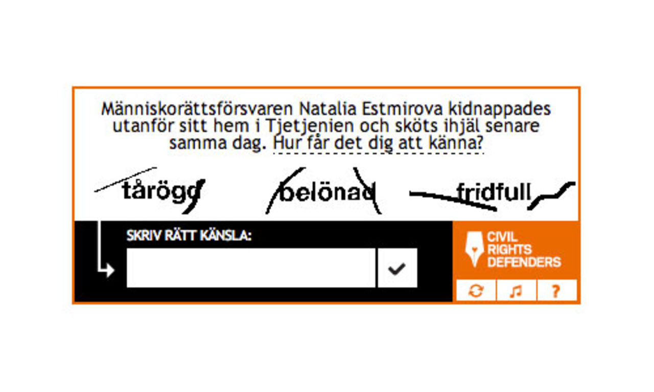 Captcha för medborgerliga rättigheter