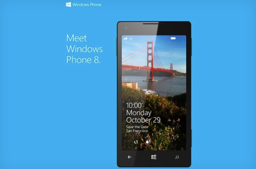 Windows Phone 8 lanseras 29:e oktober