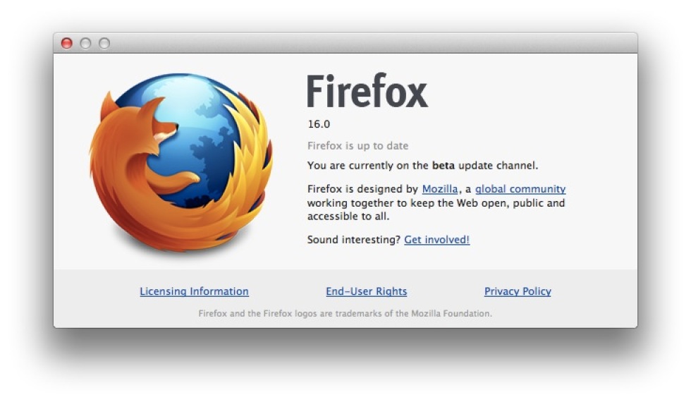 Firefox 16 släppt