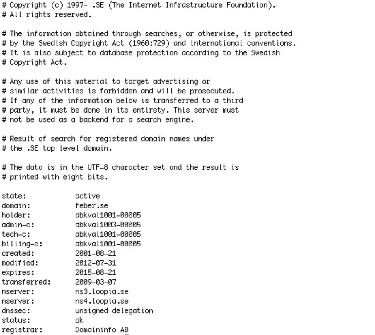 USA och EU oense om Whois-data