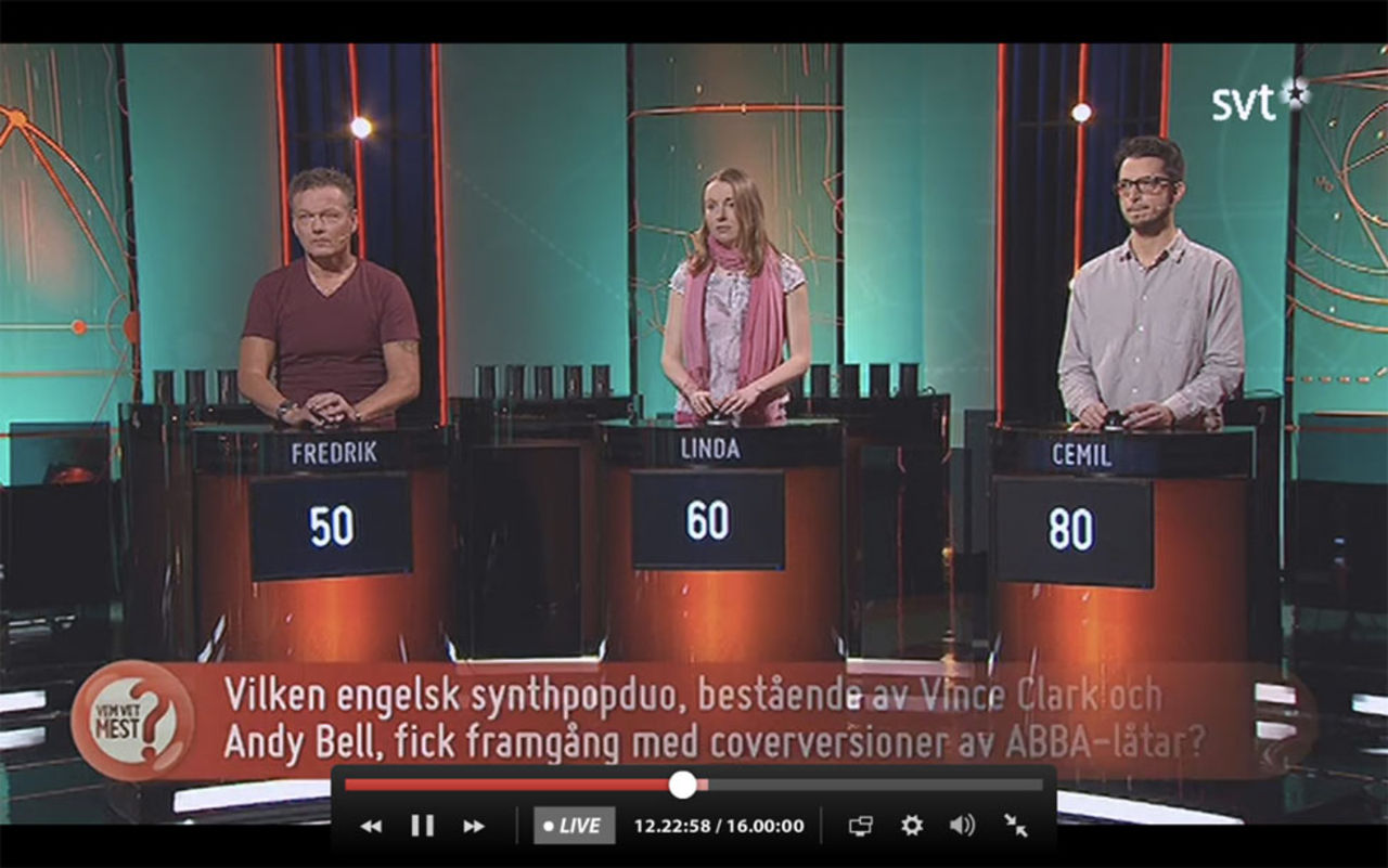 Spola och pausa i SVT Play:s livesändningar