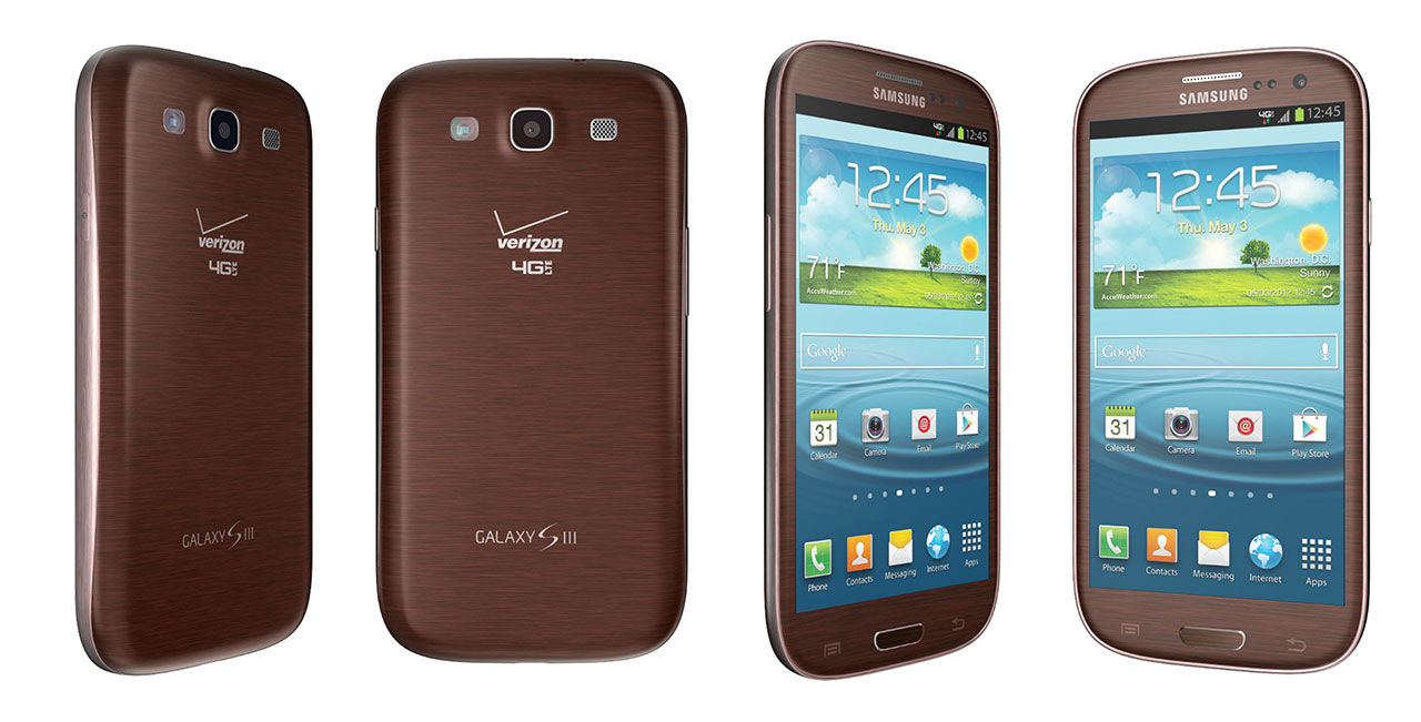 Så här ser Galaxy S3 ut i brunt