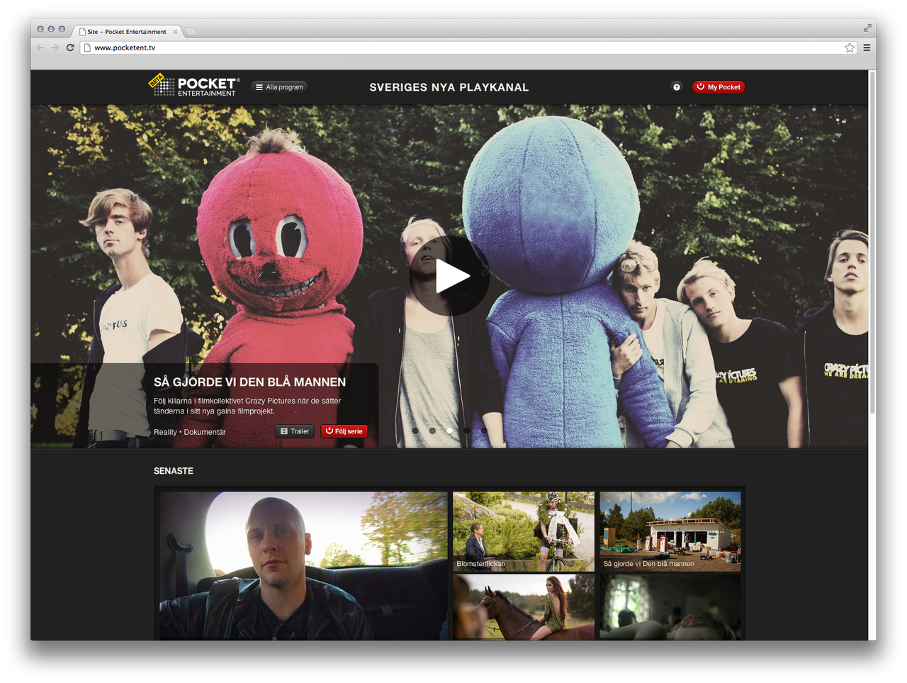 Pocket Entertainment - ny playkanal