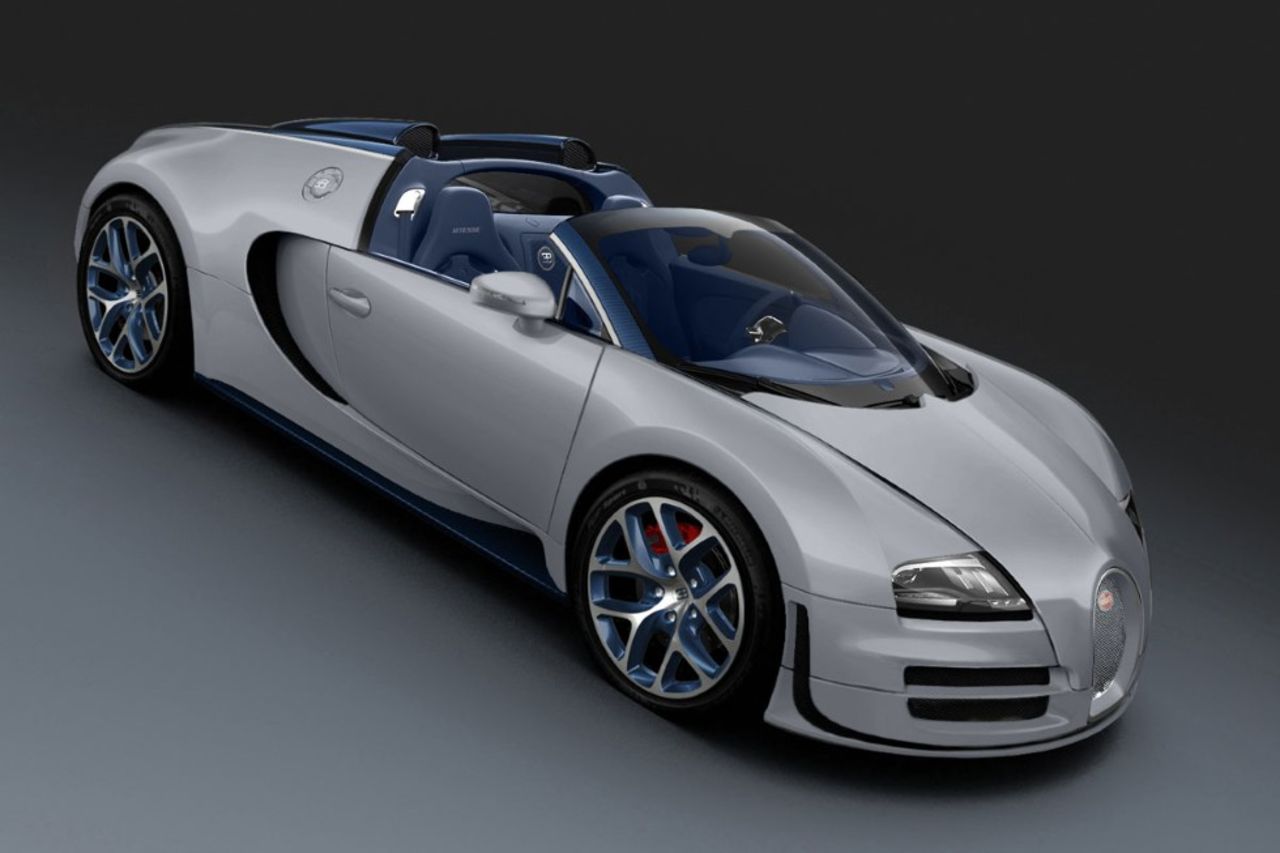 Specialfärgad Bugatti Veyron Grand Sport Vitesse med jätteprislapp