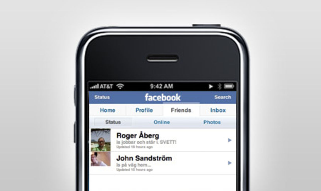 Facebook för iPhone