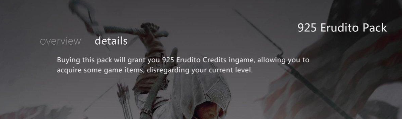 Mikrotransaktioner i Assassin's Creed III