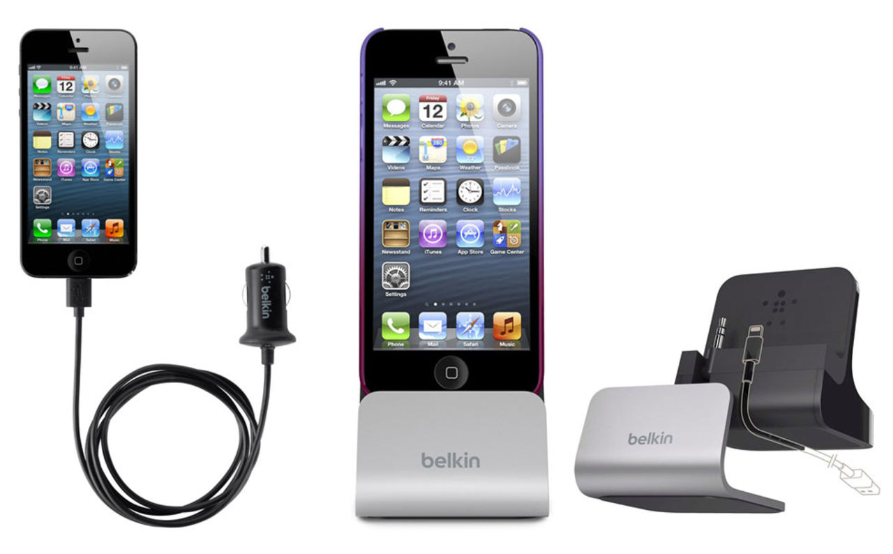 Belkin släpper billaddare och docka till iPhone 5