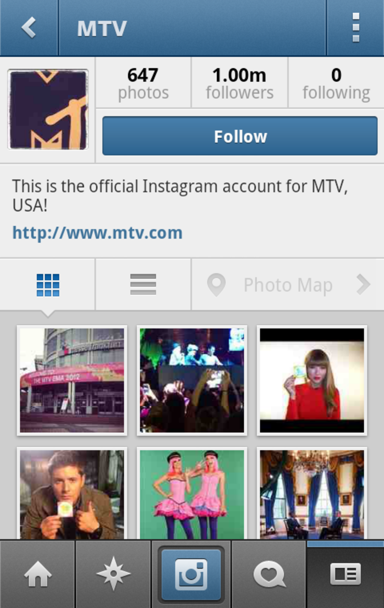 MTV blir först med en miljon Instagram-följare