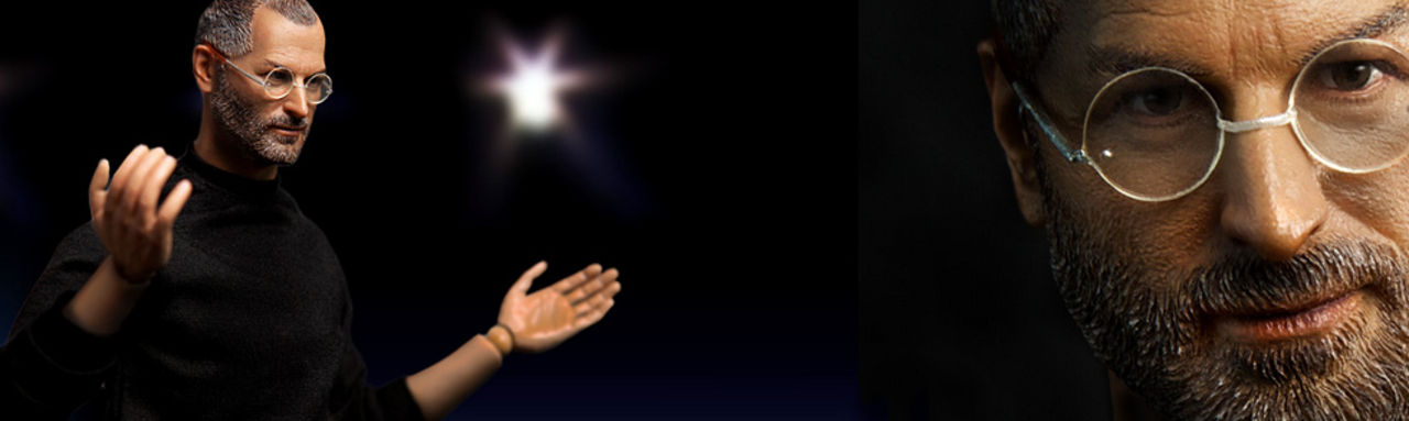 Steve Jobs som actiongubbe