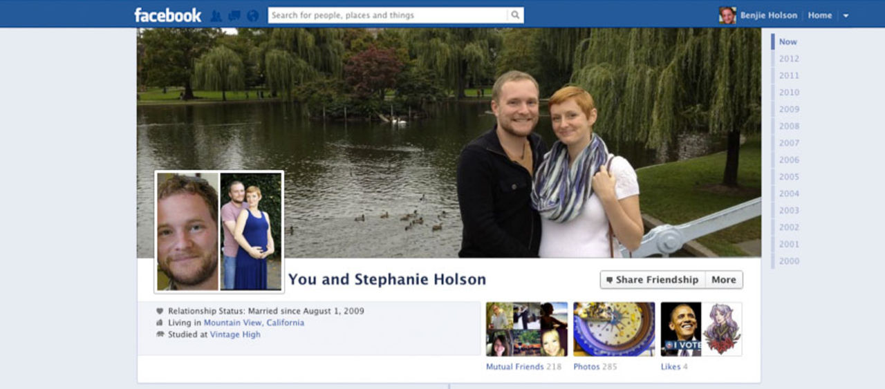 Facebook piffar till vänskapssidorna