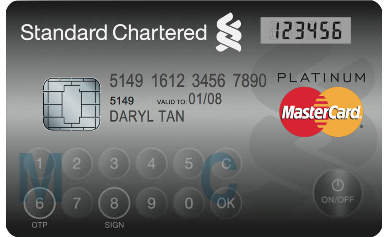 MasterCard lanserar kreditkort med skärm och knappsats