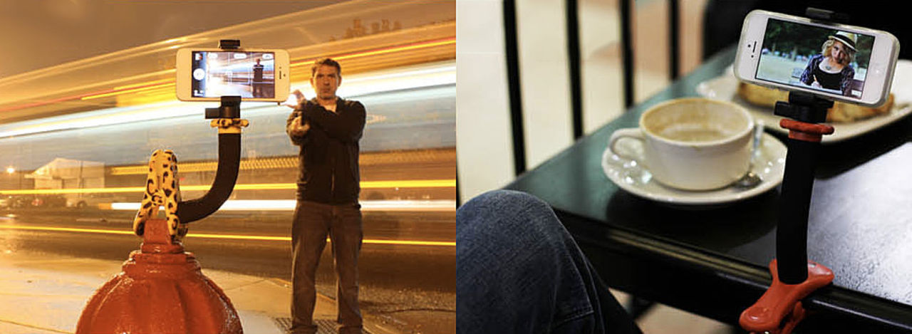 Smart ministativ med klämma