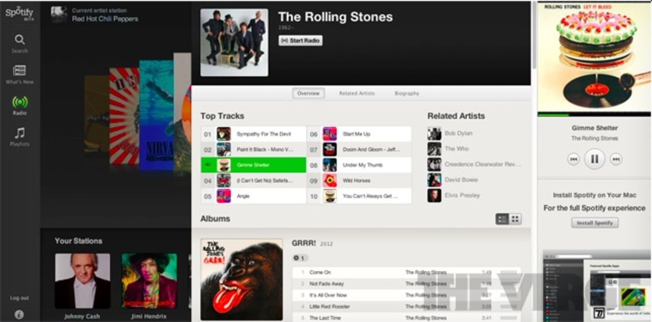 Spotify rullar ut webbaserad beta idag