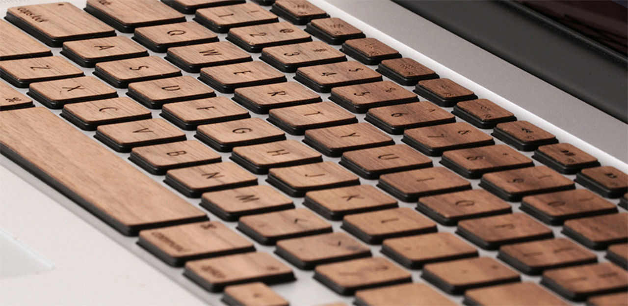 Valnötsknappar till din MacBook