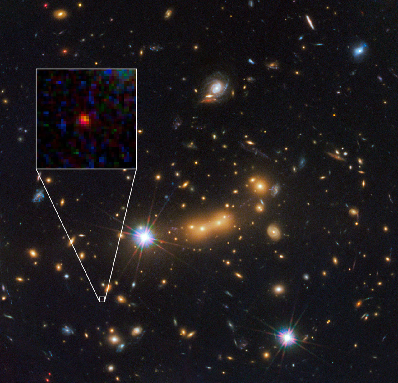 NASA har hittat mest avlägsna galaxen