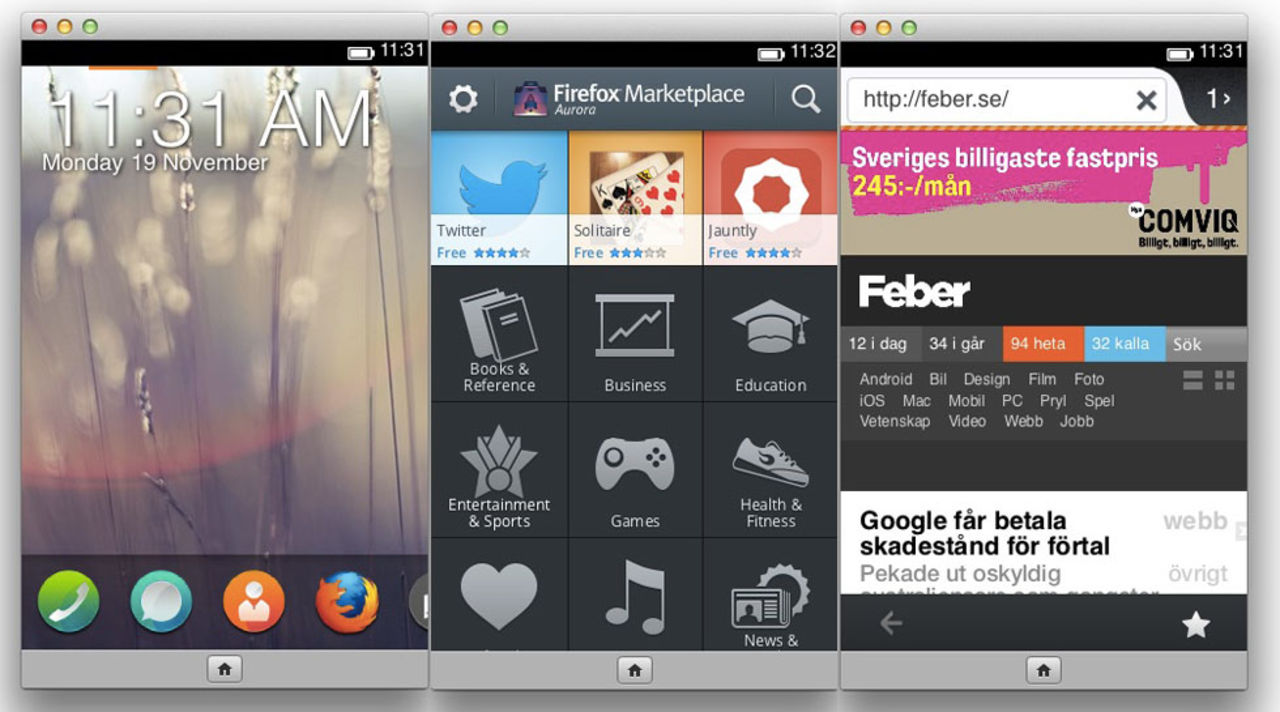 Testa Firefox OS med Firefox-plugin