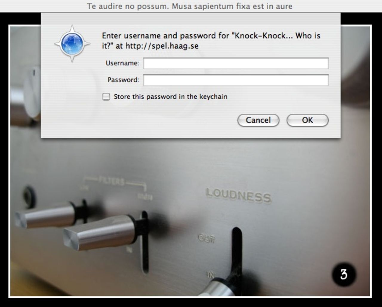 Svårt webbspel för den klurige