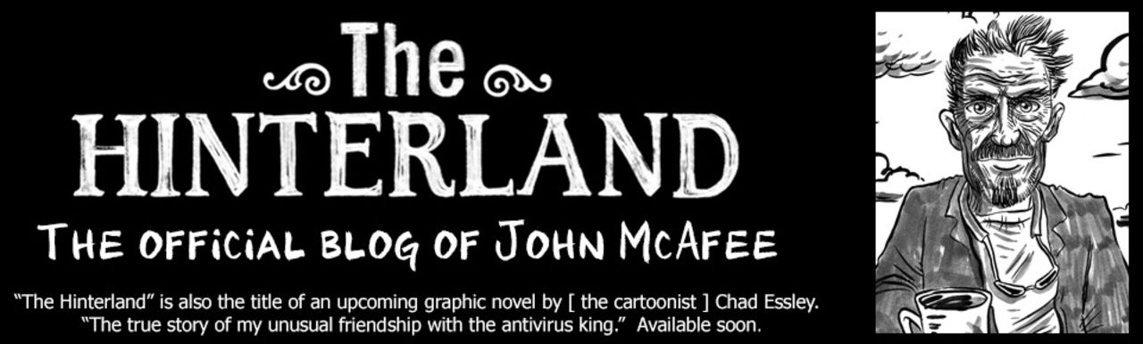 John McAfee startar blogg