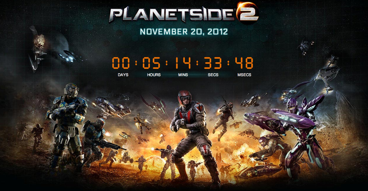 I dag lanseras Planetside 2
