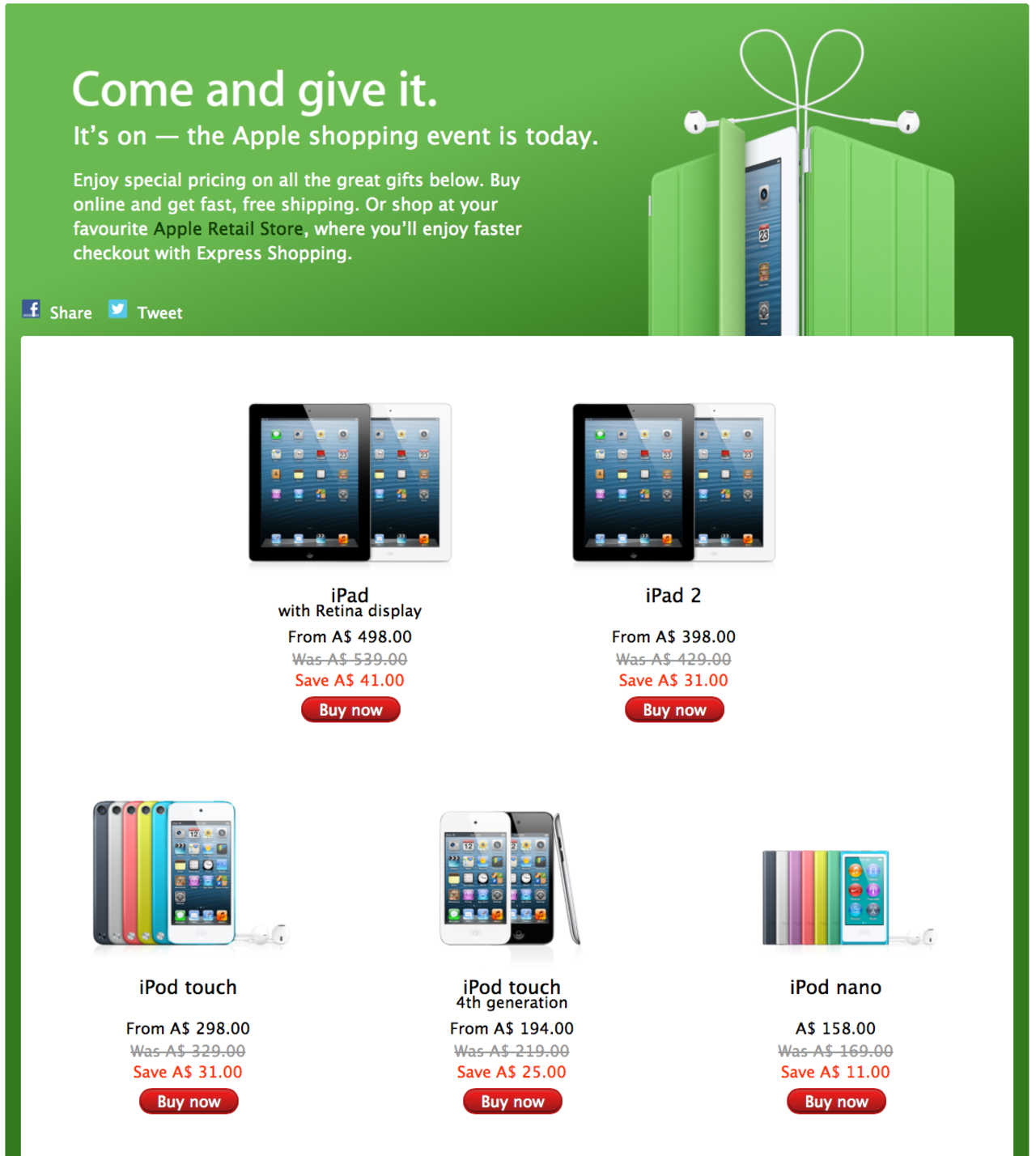 Här är Apples Black Friday-erbjudanden