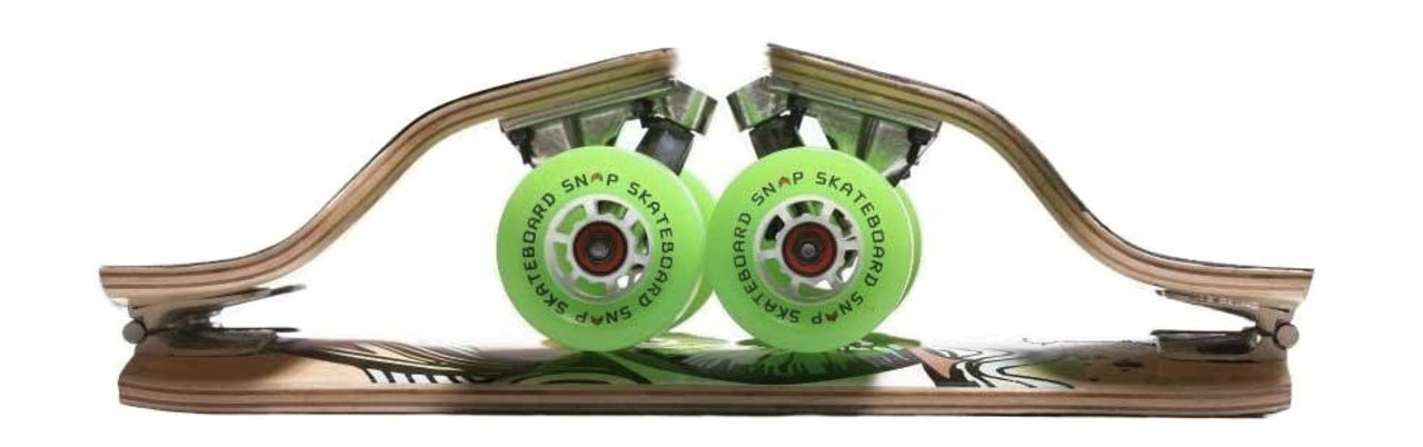 En ihopfällbar skateboard