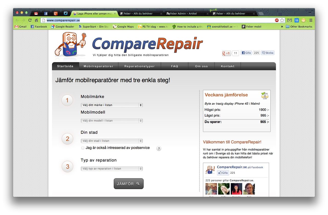 Var lagar jag min telefon billigast?