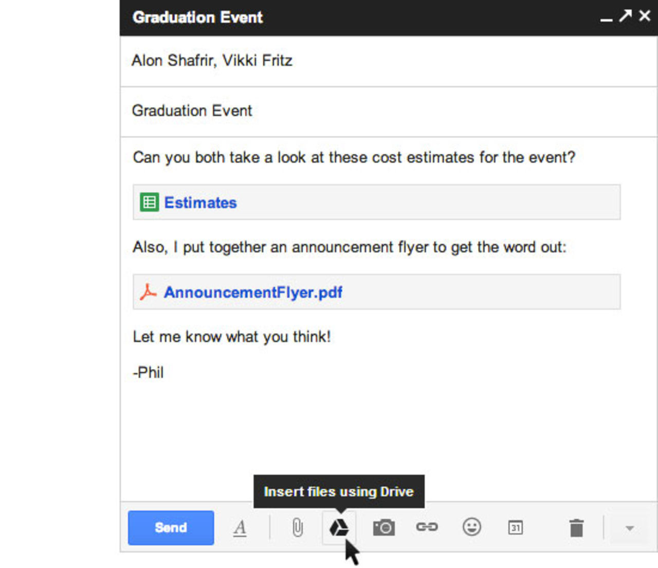Skicka 10GB stora filer med Gmail via Google Drive