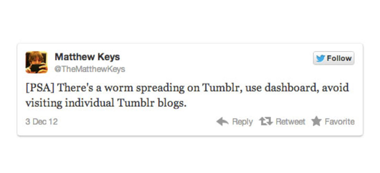 En mask härjar på Tumblr