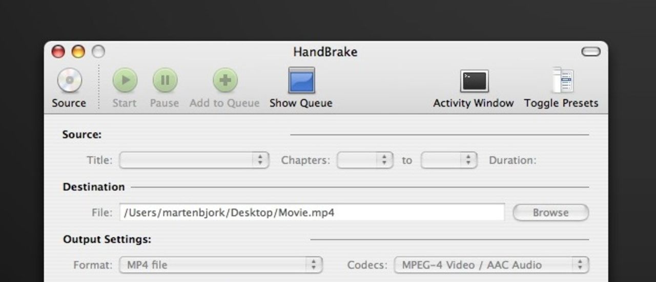 Handbrake 0.9 släppt!