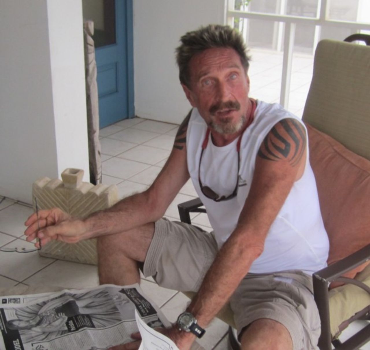 John McAfee tillbaka i USA