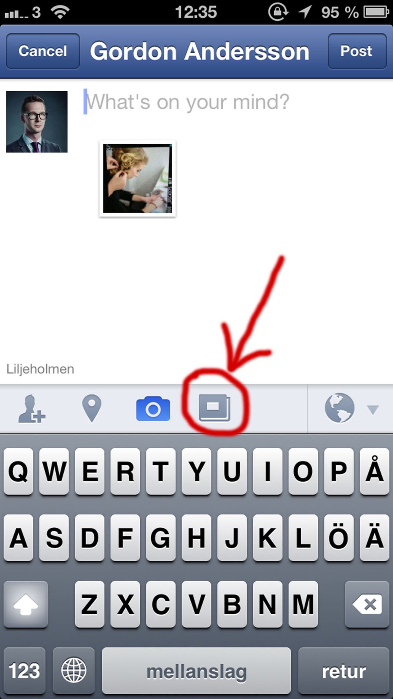 Facebook-appen låter dig nu välja album för dina bilduppladdningar