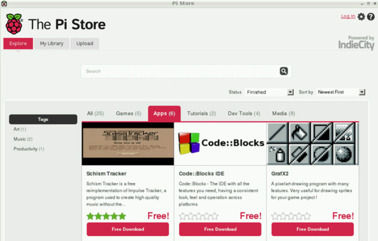 Raspberry Pi får App Store