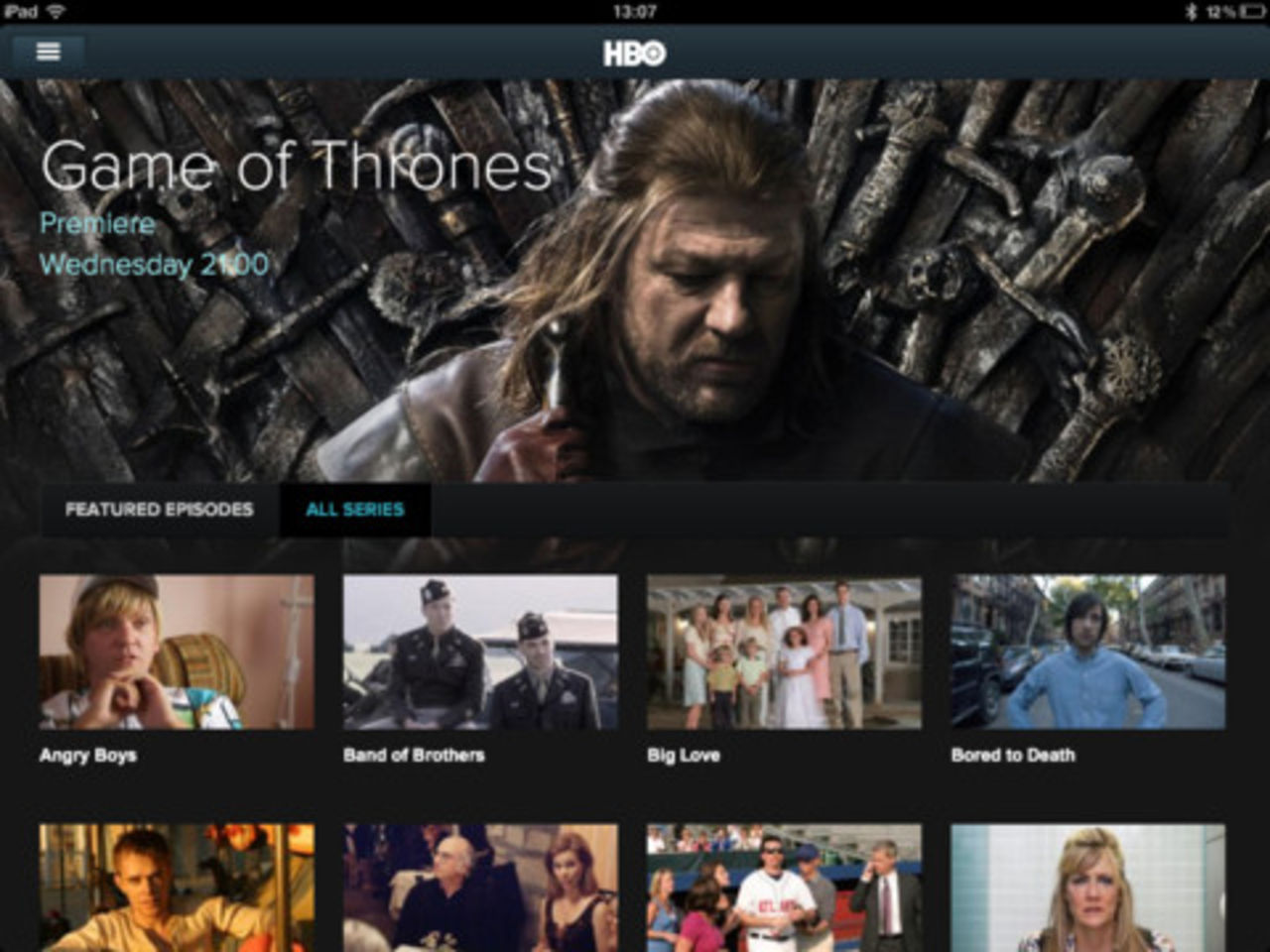 HBO:s iOS-app släppt idag